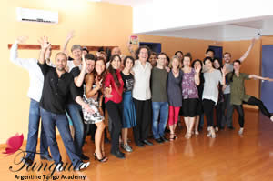 Lorena Ermocida and Pancho always give energising classes! 