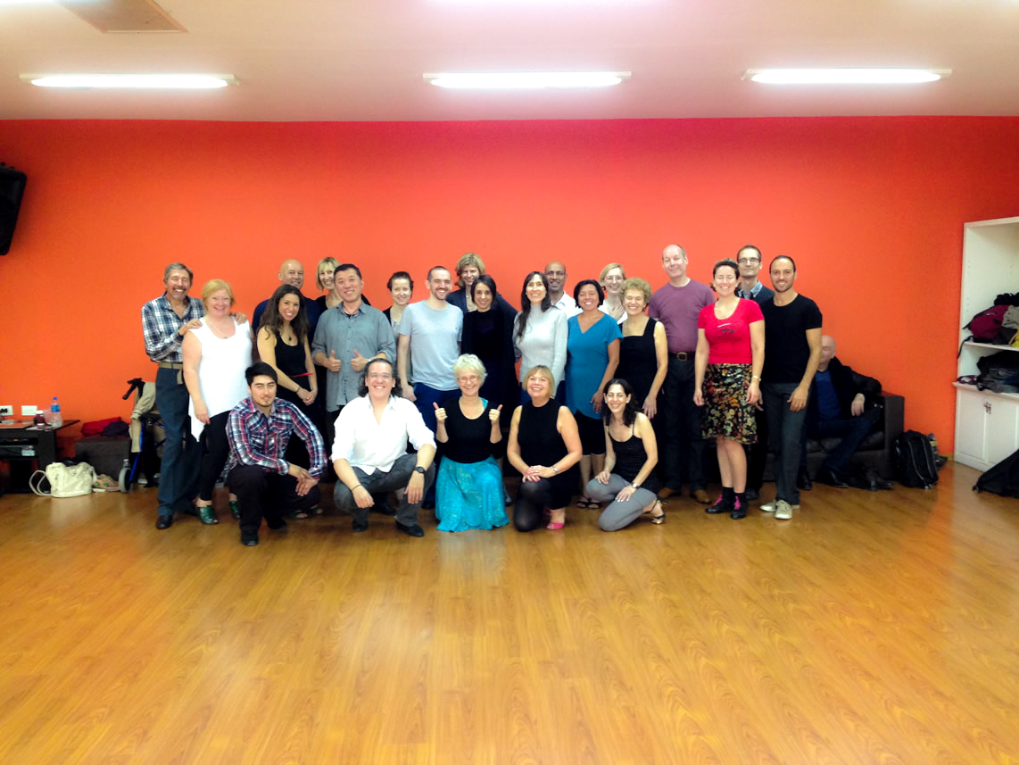 Group class with the amazing Lorena Ermocida and Pancho